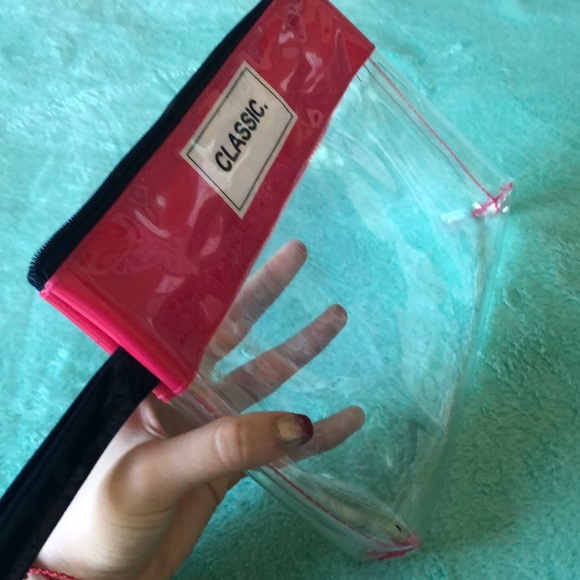 CLASSIC See-Through Plastic Wristlet - Picture 3 of 4